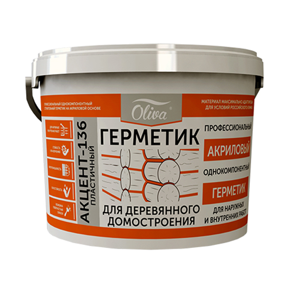 Герметик по дереву Акцент 136 Сосна (7 кг)