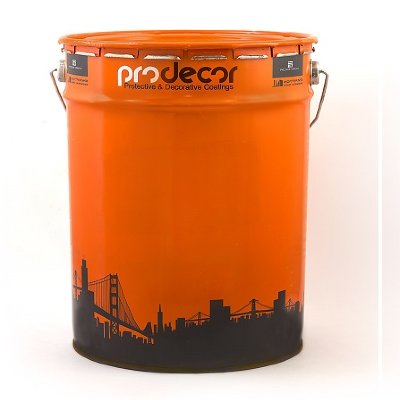 Грунт-эмаль Prodecor-1205 п/глян по ржавчине, Оранжево-красный RAL 2002, 20 кг, Prodecor — купить для фасада