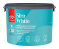 Глубокоматовая краска для потолков Siro White, Белый, 9л, Tikkivala — купить для внутренних работ
