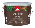 Сверхпрочная глянцевая лазурь VALTTI PRO Tikkivala 9 л, Орех,