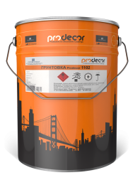 Грунтовка Prodecor-1102 быстросохнущая, 20 кг, Серый — Prodecor для промышленности, для фасада