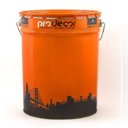 Грунт-эмаль Prodecor-1205 п/глян по ржавчине, Оранжево-красный RAL 2002, 20 кг, Prodecor — купить для фасада