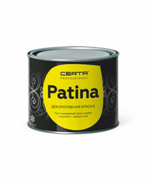 Церта Патина для дерева/металла итальянская Certa Patina 0,16 кг Золото итальянское