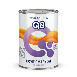 Грунт-эмаль 3в1 по ржавчине FORMULA Q8