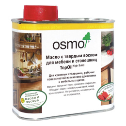 3028 Масло с воском для мебели TopOil Бесцветное шелковисто-матовое 0,005 л