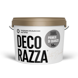 Decorazza Грунт с кварцем под фактуры PRIMER DI QUARZO, 14 кг, оттенок, укрепляющая для наружных работ