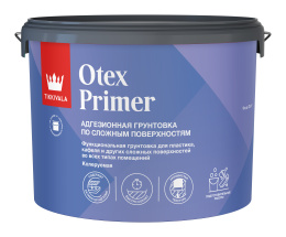 грунтовка адгезионная Otex Primer Tikkivala Белый 9 кг, акриловая, водно-дисперсионная, матовая, колеруемая для дерева