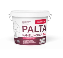 Камешковая штукатурка Palta средний, 25 кг, Пальта — Bayramix декоративная штукатурка для фасада